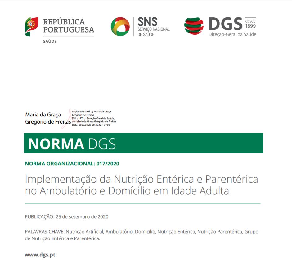Norma DGS 017/2020 publicada a 25 de setembro de 2020